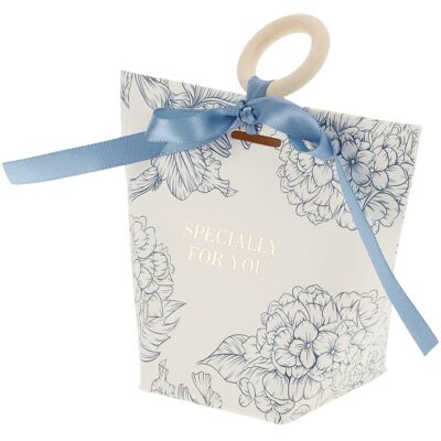 Uxcell 20 Boîtes Cadeaux Avec Rubans Et Anneau En Bois, 6x6x10cm, Bleu - Publicité Uxcell 20 Boîtes Cadeaux Avec Rubans Et Anneau En Bois, 6x6x10cm, Bleu - Publicité