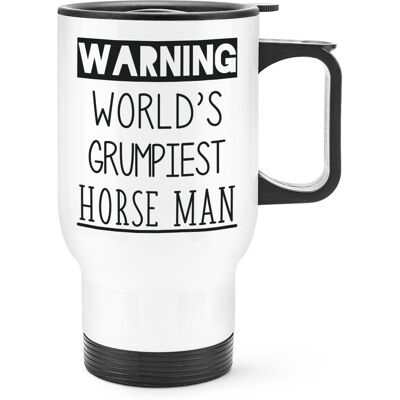 Gift Base Avertissement World'S Le Plus Grincheux Cheval Homme Voyage Tasse Avec Anse Fou - Publicité Gift Base Avertissement World'S Le Plus Grincheux Cheval Homme Voyage Tasse Avec Anse Fou - Publicité