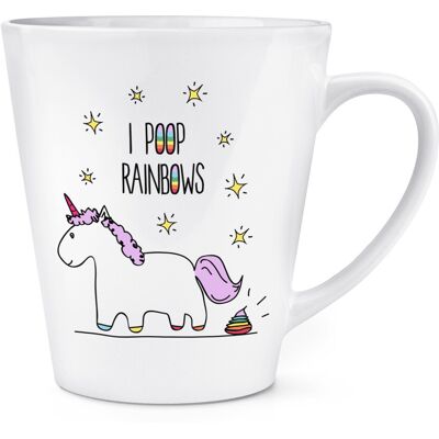 Gift Base Violet Licorne I Poop Arcs-En-Ciel 341ml Tasse À Café Latte Tasse - Drôle - Publicité Gift Base Violet Licorne I Poop Arcs-En-Ciel 341ml Tasse À Café Latte Tasse - Drôle - Publicité