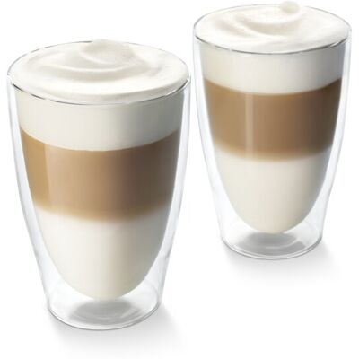 Tchibo - Verres à double paroi pour Latte Macchiato - Transparent - Publicité Tchibo - Verres à double paroi pour Latte Macchiato - Transparent - Publicité