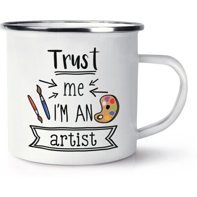 Gift Base Trust Me I'M An Artiste Émail Tasse Worlds Best Favourite Awesome Drôle - Publicité Gift Base Trust Me I'M An Artiste Émail Tasse Worlds Best Favourite Awesome Drôle - Publicité