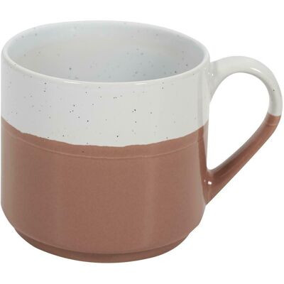Sans Marque Mug En Céramique Jumelle 330 Ml Rose À Pois - Publicité Sans Marque Mug En Céramique Jumelle 330 Ml Rose À Pois - Publicité