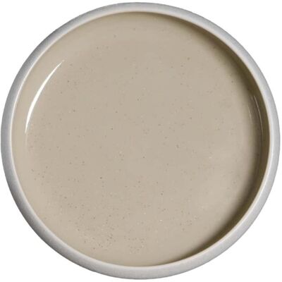 Assiette Creuse Sandy Beige Medri Faïence 22cm Restaurant Bistrot Artisanal - Publicité Assiette Creuse Sandy Beige Medri Faïence 22cm Restaurant Bistrot Artisanal - Publicité