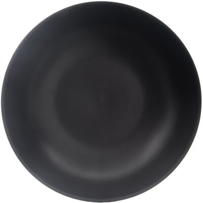 Sans Marque Assiette Creuse En Céramique, Noire, 20,5 Cm, 800 Ml - Publicité Sans Marque Assiette Creuse En Céramique, Noire, 20,5 Cm, 800 Ml - Publicité
