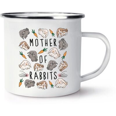 Gift Base Mère De Lapins Émail Tasse Fou Dame Homme Animal Passionnés Drôle - Publicité Gift Base Mère De Lapins Émail Tasse Fou Dame Homme Animal Passionnés Drôle - Publicité