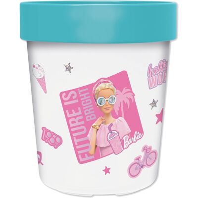Barbie Bicchiere Plastique 260 Ml Bleu Rose Pour Enfants Blanc Azzurro Rosa - Publicité Barbie Bicchiere Plastique 260 Ml Bleu Rose Pour Enfants Blanc Azzurro Rosa - Publicité