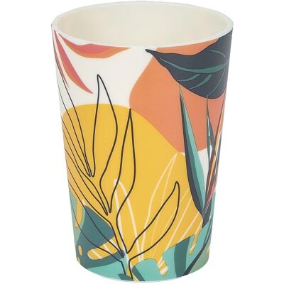 Sans Marque Mug Paradis Exotique 250 Ml En Plastique, Motif Exotique - Publicité Sans Marque Mug Paradis Exotique 250 Ml En Plastique, Motif Exotique - Publicité