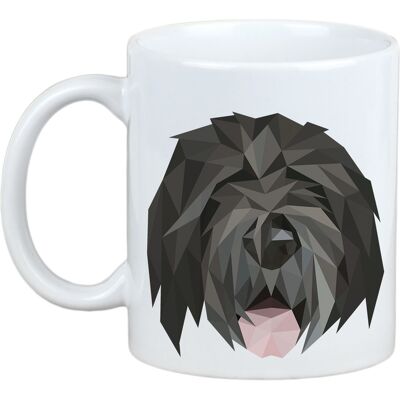 Tasse Géométrique Art-Dog Russe Noir Terrier - Publicité Tasse Géométrique Art-Dog Russe Noir Terrier - Publicité
