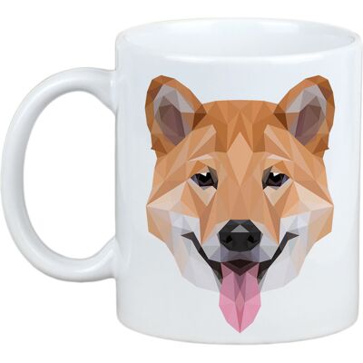 Tasse Géométrique Shiba Inu Art-Chien - Publicité Tasse Géométrique Shiba Inu Art-Chien - Publicité