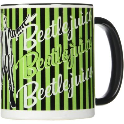 Pyramid International Mgc25304 Exclu-Beetlejuice (Showtime) Black Inner Mug, Cér - Publicité Pyramid International Mgc25304 Exclu-Beetlejuice (Showtime) Black Inner Mug, Cér - Publicité