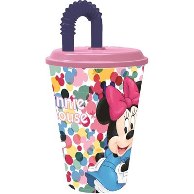 Bicchiere Sport Minnie Stor Disney 430 Ml Pour Enfants En Plastique Auto - Publicité Bicchiere Sport Minnie Stor Disney 430 Ml Pour Enfants En Plastique Auto - Publicité
