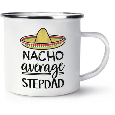 Gift Base Nacho Moyenne Beau-Père Émail Tasse Worlds Best Favourite Drôle Awesome - Publicité Gift Base Nacho Moyenne Beau-Père Émail Tasse Worlds Best Favourite Drôle Awesome - Publicité