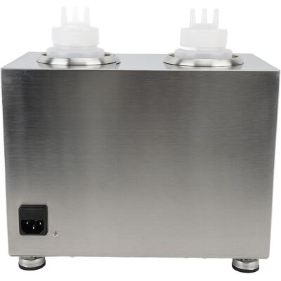 Sans Marque/générique 1300ml Commercial Sauce Warmer Cheese Dispenser Hot Fudge Warmer 30‑85°c Temp - Publicité Sans Marque/générique 1300ml Commercial Sauce Warmer Cheese Dispenser Hot Fudge Warmer 30‑85°c Temp - Publicité