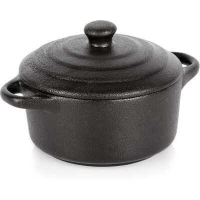 Sans Marque Miseczka Do Zapiekania Porcelanowa Z Pokrywką 300 Ml - Publicité Sans Marque Miseczka Do Zapiekania Porcelanowa Z Pokrywką 300 Ml - Publicité