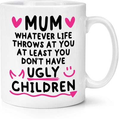 Tasse À Café 10 Oz Céramique Blanche Mug Gift Base Fête Des Mères - Publicité Tasse À Café 10 Oz Céramique Blanche Mug Gift Base Fête Des Mères - Publicité