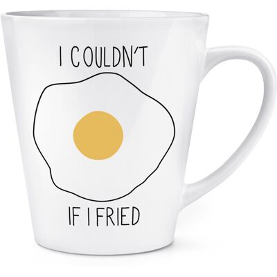 Gift Base Je Ne Pourrais Pas Si Je Frémissais Tasse Latte 12oz - Blague Drôle - Publicité Gift Base Je Ne Pourrais Pas Si Je Frémissais Tasse Latte 12oz - Blague Drôle - Publicité