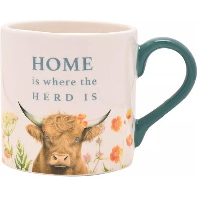 Country Living - Mug Home Is Where The Herd Is (Wd3370) - Publicité Country Living - Mug Home Is Where The Herd Is (Wd3370) - Publicité