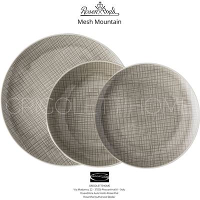 Assiette Plate en Porcelaine Rosenthal Mountain 27cm - Vaisselle - Publicité Assiette Plate en Porcelaine Rosenthal Mountain 27cm - Vaisselle - Publicité