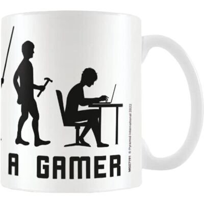 Pyramid International - Mug Evolution Of A Gamer Taille Unique Blanc / Noir - Publicité Pyramid International - Mug Evolution Of A Gamer Taille Unique Blanc / Noir - Publicité