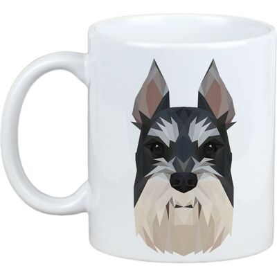 Schnauzer I Tasse Géométrique Art-Chien - Publicité Schnauzer I Tasse Géométrique Art-Chien - Publicité
