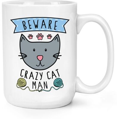 Mug Grand 15oz Gift Base En Céramique Blanc, Motif Fantaisie Chat - Publicité Mug Grand 15oz Gift Base En Céramique Blanc, Motif Fantaisie Chat - Publicité