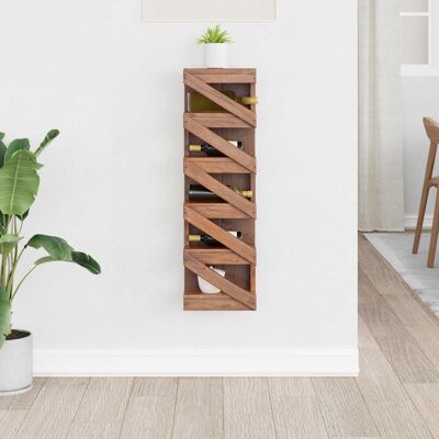 Étagère À Vin Bois De Mahogany Massif Naturel Vidaxl - Publicité Étagère À Vin Bois De Mahogany Massif Naturel Vidaxl - Publicité