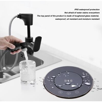 Sans Marque/générique Prise Intelligente Escamotable Pour Comptoir Avec Chargeur Sans Fil Sur Le Dessu - Publicité Sans Marque/générique Prise Intelligente Escamotable Pour Comptoir Avec Chargeur Sans Fil Sur Le Dessu - Publicité