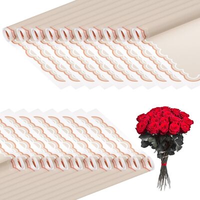 Uxcell Papier Cadeau Pour Bouquet 20 Feuilles, Imperméable Couleur Kaki - Publicité Uxcell Papier Cadeau Pour Bouquet 20 Feuilles, Imperméable Couleur Kaki - Publicité