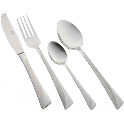 Ensemble de Couverts Satinés Kinghoff - 24 Pièces pour 6 - Publicité Ensemble de Couverts Satinés Kinghoff - 24 Pièces pour 6 - Publicité