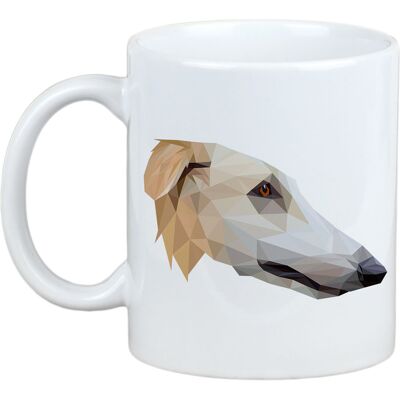 Barsoi Géométrique Tasse Art-Chien - Publicité Barsoi Géométrique Tasse Art-Chien - Publicité