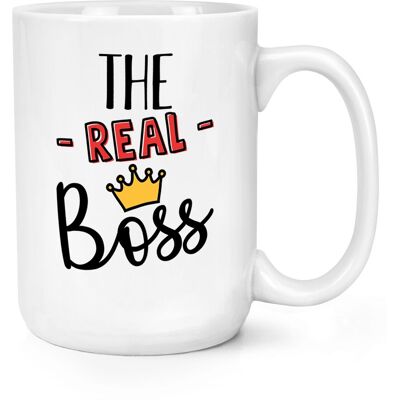 Gift Base Tasse En Céramique Réal Boss 15 Oz Grande Mug Blanc Tasse Café 1 - Publicité Gift Base Tasse En Céramique Réal Boss 15 Oz Grande Mug Blanc Tasse Café 1 - Publicité