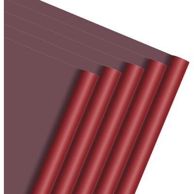 Uxcell 20 Feuilles Papier Cadeau Fleuri 21,5\\\" X 21,5\\\" Pour Rouge/vin Rouge - Publicité Uxcell 20 Feuilles Papier Cadeau Fleuri 21,5\\\" X 21,5\\\" Pour Rouge/vin Rouge - Publicité
