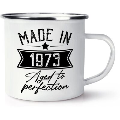 Gift Base Personnalisé Fabriqué En Date Matures Pour Perfection Émail Tasse Birthday 18th - Publicité Gift Base Personnalisé Fabriqué En Date Matures Pour Perfection Émail Tasse Birthday 18th - Publicité
