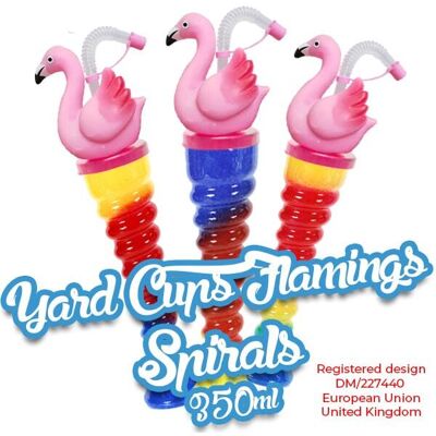 Icecup Tasses Gadoue, Slush Yard Cups Flamants Roses 350ml Boîte 60 / 1.92€ Pièce - Publicité Icecup Tasses Gadoue, Slush Yard Cups Flamants Roses 350ml Boîte 60 / 1.92€ Pièce - Publicité
