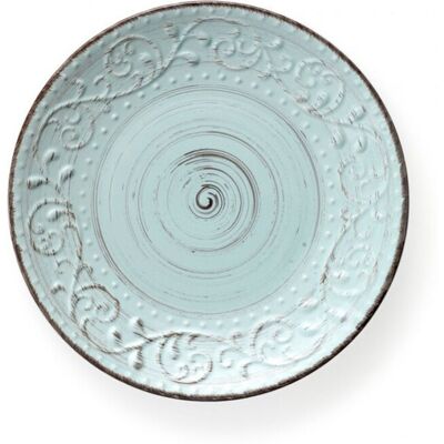 Brandani Serendipity Assiette Plate 27,5 Cm Turquoise Azzurro En Faïence - Publicité Brandani Serendipity Assiette Plate 27,5 Cm Turquoise Azzurro En Faïence - Publicité