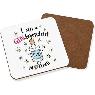 Gift Base Je Suis Une Femme Indépendante Sous-Verre - Drôle De Gin Indépendant - Publicité Gift Base Je Suis Une Femme Indépendante Sous-Verre - Drôle De Gin Indépendant - Publicité