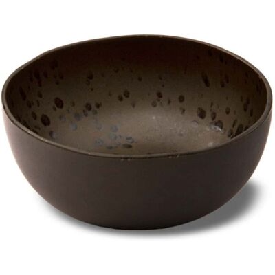 Le Coq Porcelaine Coupe Ronde Phobos Marron À Pois Rouille En Grès Ø18 Cm - Le Coq - Publicité Le Coq Porcelaine Coupe Ronde Phobos Marron À Pois Rouille En Grès Ø18 Cm - Le Coq - Publicité