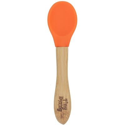 Tiny Dining Orange Bambou Bébé Alimentation Cuillère Souple Tout-Petit Sevrage - Publicité Tiny Dining Orange Bambou Bébé Alimentation Cuillère Souple Tout-Petit Sevrage - Publicité