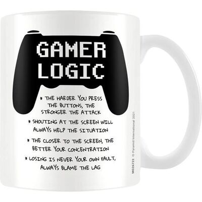 Pyramid International - Mug Gamer Logic Taille Unique Blanc / Noir - Publicité Pyramid International - Mug Gamer Logic Taille Unique Blanc / Noir - Publicité