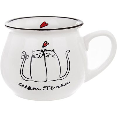 Sans Marque Mug En Céramique Chats 300 Ml - Publicité Sans Marque Mug En Céramique Chats 300 Ml - Publicité