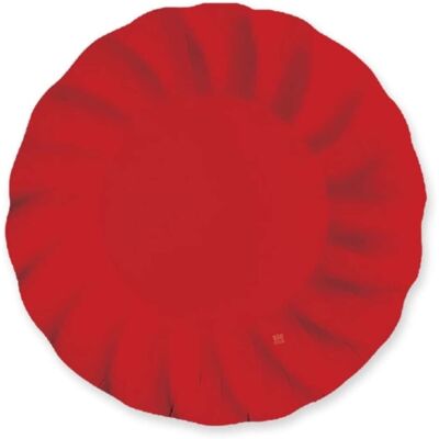 Assiettes Creuses De Noël Wavy Rouges En Carton 6pz 24 Cm - Big Party - Noël - Publicité Assiettes Creuses De Noël Wavy Rouges En Carton 6pz 24 Cm - Big Party - Noël - Publicité