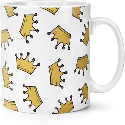 Gift Base Tasse Mug 10oz Avec Motif Couronne - Drôle De Princesse Reine Filles En Or - Publicité Gift Base Tasse Mug 10oz Avec Motif Couronne - Drôle De Princesse Reine Filles En Or - Publicité
