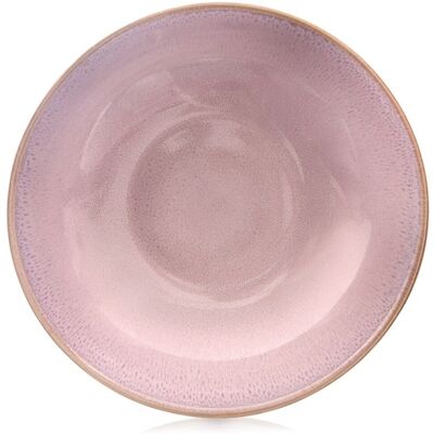 Sans Marque Talerz Obiadowy Głęboki Ceramiczny Różowy Glaze 21 Cm - Publicité Sans Marque Talerz Obiadowy Głęboki Ceramiczny Różowy Glaze 21 Cm - Publicité