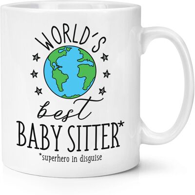 Gift Base Meilleur Baby Sitter Du Monde Tasse Mug 10oz Blague Préférée - Publicité Gift Base Meilleur Baby Sitter Du Monde Tasse Mug 10oz Blague Préférée - Publicité