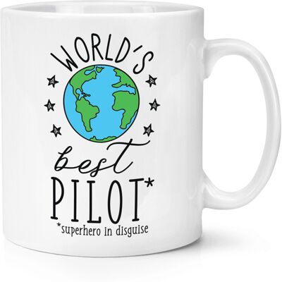 Gift Base La Meilleure Tasse Pilote 10oz Mug Cup Blague Drôle Avion Préféré - Publicité Gift Base La Meilleure Tasse Pilote 10oz Mug Cup Blague Drôle Avion Préféré - Publicité