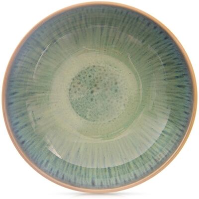 Sans Marque Assiette Creuse En Céramique, Glaze Verte, 20,5 Cm, 900 Ml - Publicité Sans Marque Assiette Creuse En Céramique, Glaze Verte, 20,5 Cm, 900 Ml - Publicité