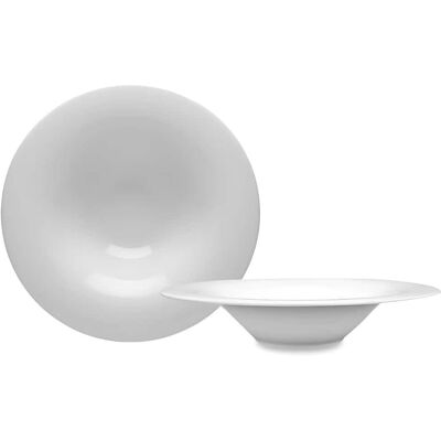 Lot 6 Bols À Pâtes Jupiter Lubiana 30 Cm Porcelaine Bianchi - Publicité Lot 6 Bols À Pâtes Jupiter Lubiana 30 Cm Porcelaine Bianchi - Publicité