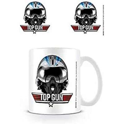 Pyramid Top Gun - Mug En Céramique 11oz / 315ml (Casque Iceman) - Publicité Pyramid Top Gun - Mug En Céramique 11oz / 315ml (Casque Iceman) - Publicité