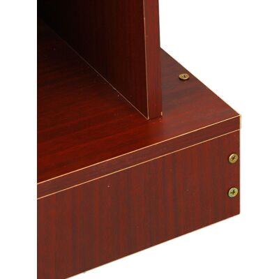 Sans Marque/générique Support De Podium En Bois Rouge Style Moderne Minimaliste Stable Table De Confér - Publicité Sans Marque/générique Support De Podium En Bois Rouge Style Moderne Minimaliste Stable Table De Confér - Publicité