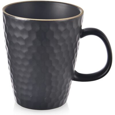 Sans Marque Mug En Céramique Noir Tea Time 420 Ml - Publicité Sans Marque Mug En Céramique Noir Tea Time 420 Ml - Publicité